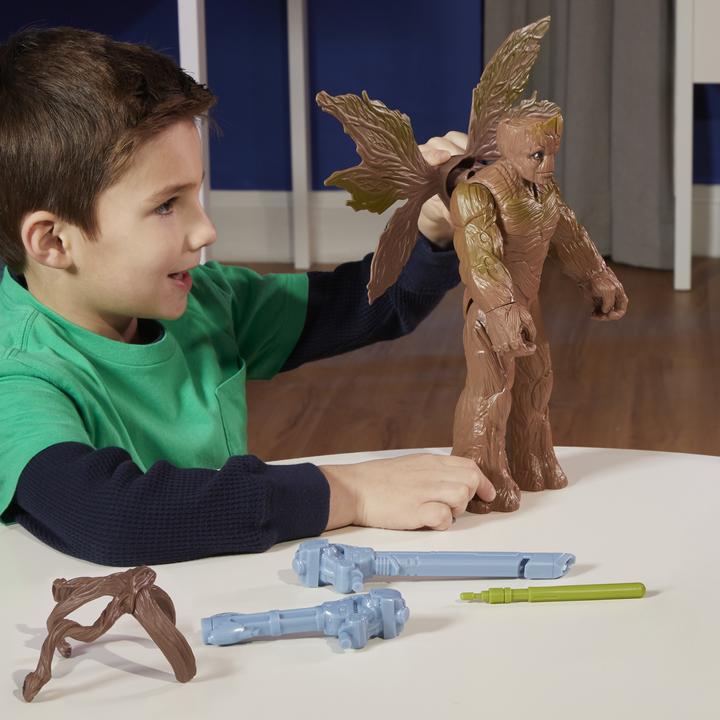 Produktbild Hasbro Marvel Studios Guardians of the Galaxy Vol. 3 Titan Hero Serie Deluxe Blast 'N Battle Groot Action-F