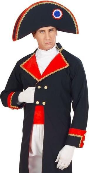 Produktbild Widmann Napoleon Bonaparte Schlacht Uniform mit Jacke, Jabot, Hose, Gürtel, Stiefelüberzieher, Hut (XL)