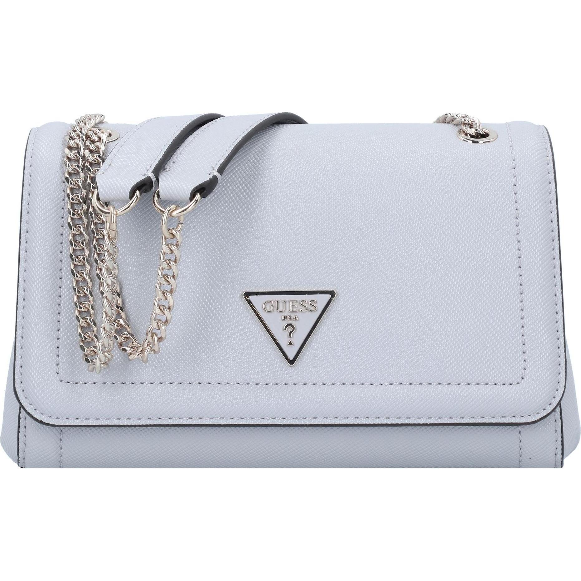 Guess, Handtasche, Noelle Schultertasche 25 cm, Grau