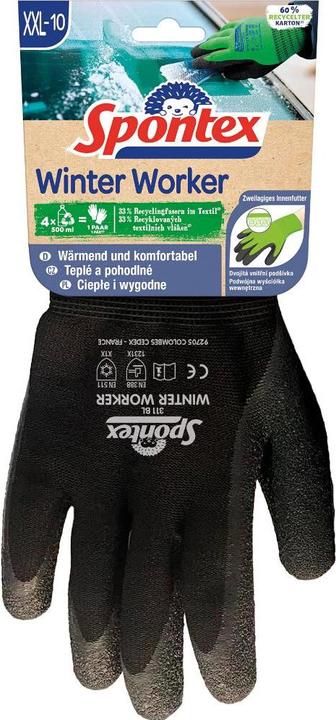 Spontex Winter Arbeitshandschuhe latexbeschichtet Gr.XXL (10)