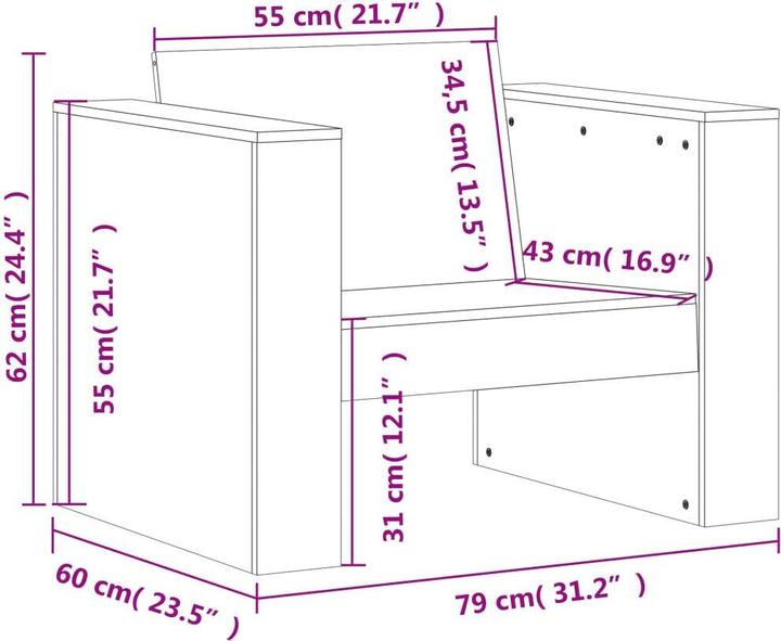 Produktbild vidaXL Riley