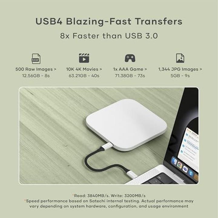 Image du produit Satechi Boîtier USB4 Slim NVMe SSD (M.2 2280)