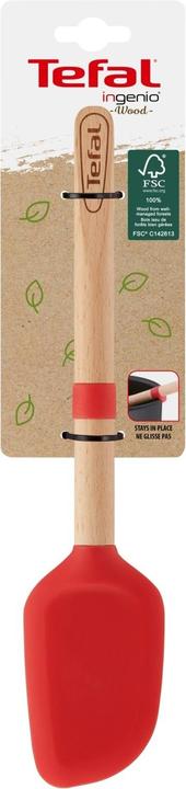Actual product image Tefal Ingenio silicone wooden spoon