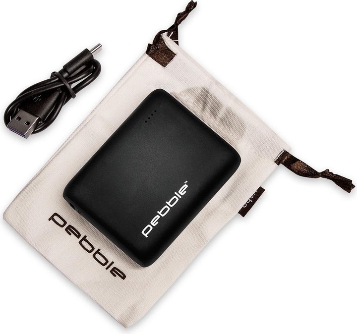 Produktbild veho Pebble PZ10 - Schwarz - Universal - Rechteck - Lithium Polymer (LiPo) - 10000 mA (10000 mAh, 5 W, 37 Wh)