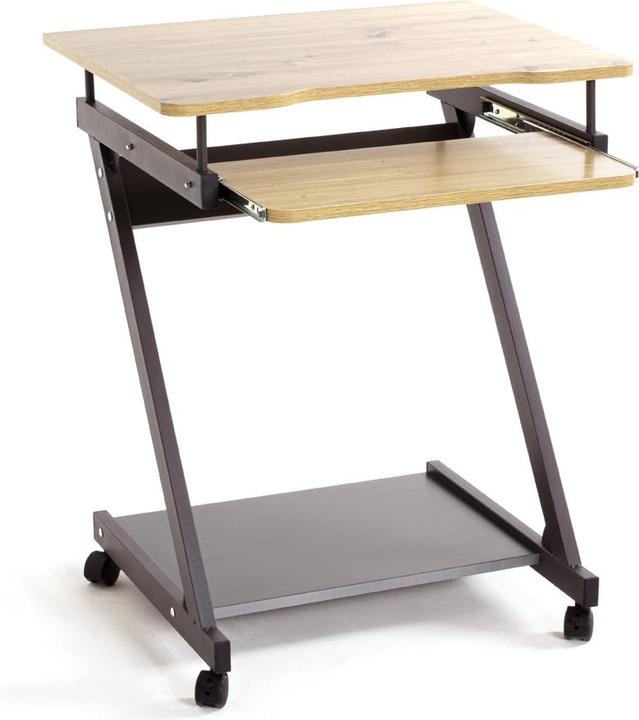 HAKU Möbel Computer table on casters (60 x 49 x 76 cm)