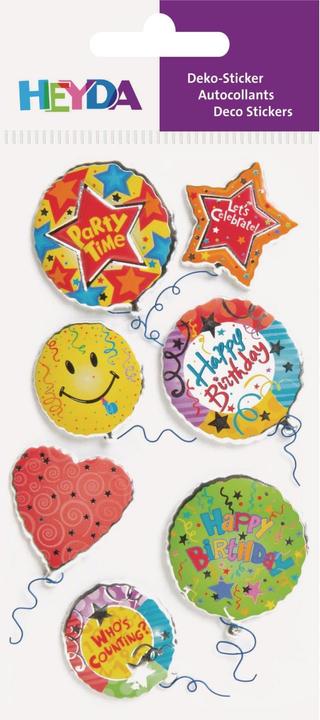 Produktbild Heyda Motivsticker Geburtstag (7 Sticker)