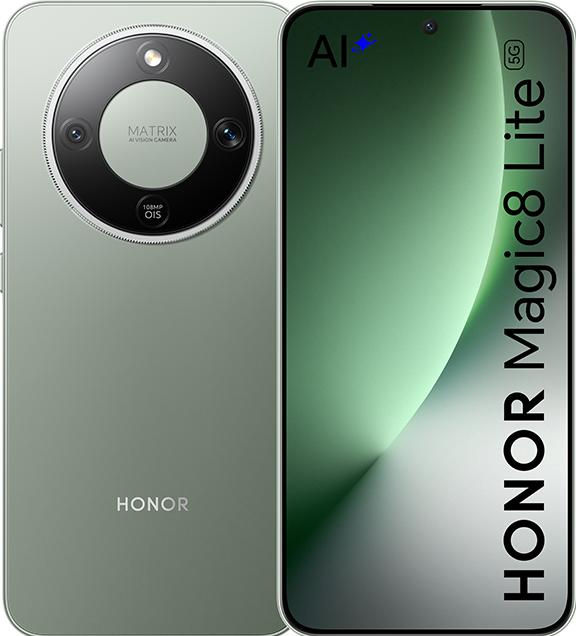 Image du produit Honor Magic 8 Lite (512 Go, Forest Green, 6.79", Double SIM, 5G)