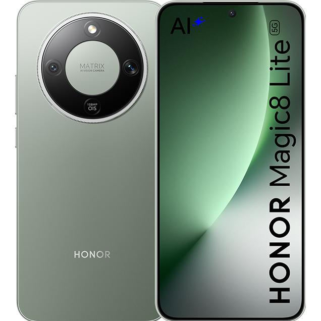 Honor Magic 8 Lite (512 GB, Forest Green, 6.79", Doppia SIM, 5G), Smartphone, Verde
