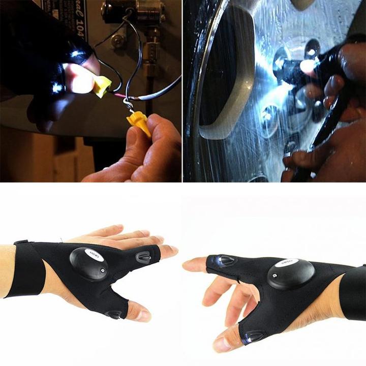 Actual product image JTI Glove with torch (right hand)