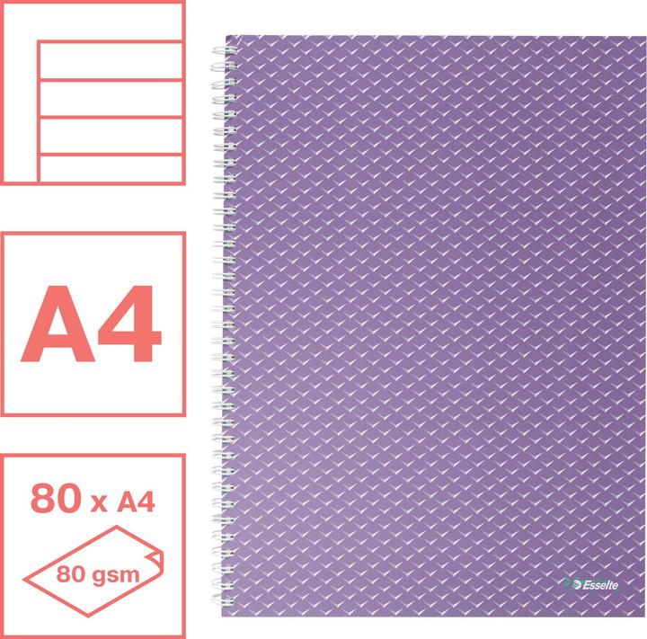 Actual product image Esselte Notebook Colour'Breeze (A4, Lined, Hardcover)