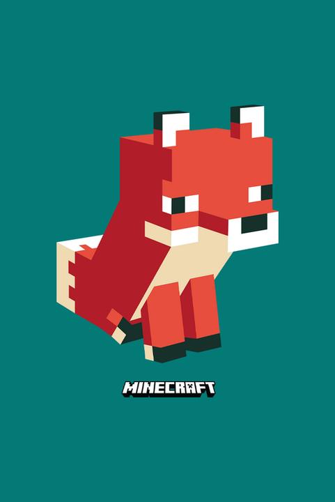 Actual product image Heroes Inc Minecraft T-Shirt Simple Fox Grösse L (L)