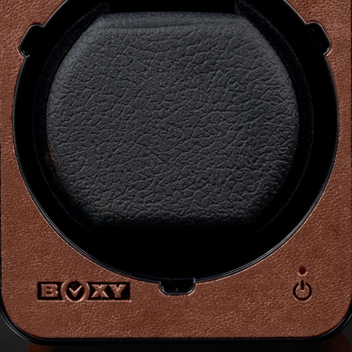 Produktbild Beco Uhrenbeweger Boxy Fancy Brick Braun Leder ohne Netzteil