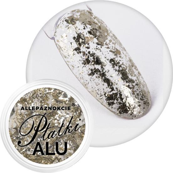 Image du produit Molly Lac Nail Art Prismatic Flakes Or métallique