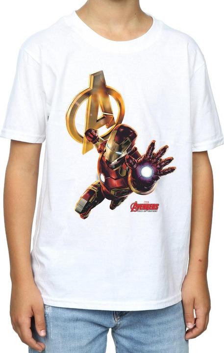 Immagine prodotto Iron Man Pose Maglietta Ragazzi (140, 146)