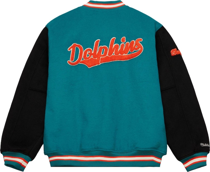 Immagine prodotto Mitchell & Ness M&N Legacy Varsity Wool Veste - NFL Miami Dolphins (S)