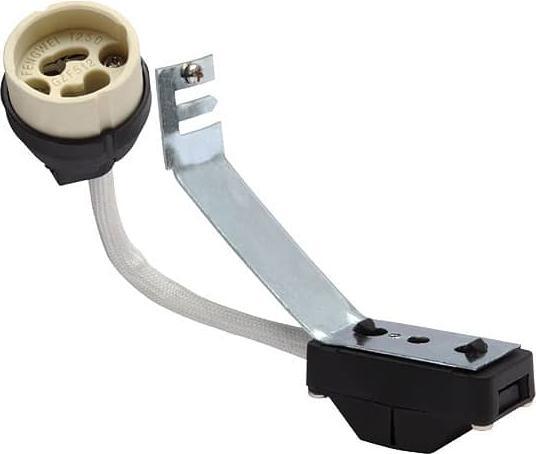 Actual product image Kanlux GU10 ceramic lamp socket for 230V spotlights with strain relief
