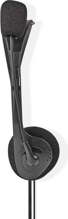 Produktbild Nedis Kopfhörer für PC, Headset, 2 Stecker, 3,5 mm, Schwarz (Kabelgebunden)