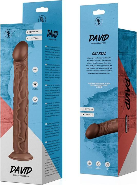 Image du produit Real Fantasy Godemiché David Realistic - 35 cm