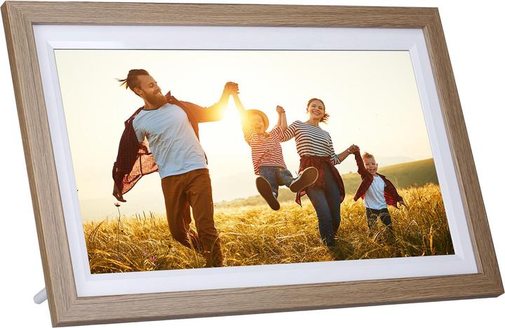 Actual product image Rollei Digitaler Bilderrahmen Smart Frame WiFi 152 Holzoptik Eiche (15.60", 1920 x 1080 pixels)