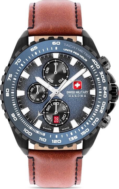 Produktbild Swiss Military Hanowa Herrenuhr (Chronograph, 45 mm)