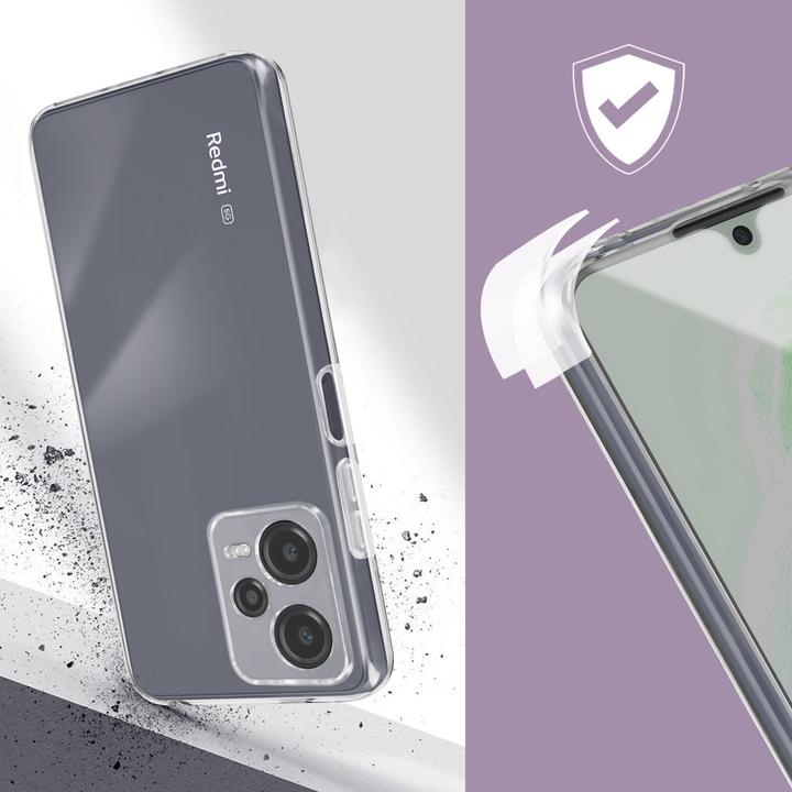 Actual product image Avizar Front and back protective cover, Full Cover Series (Xiaomi Redmi Note 12 5G)