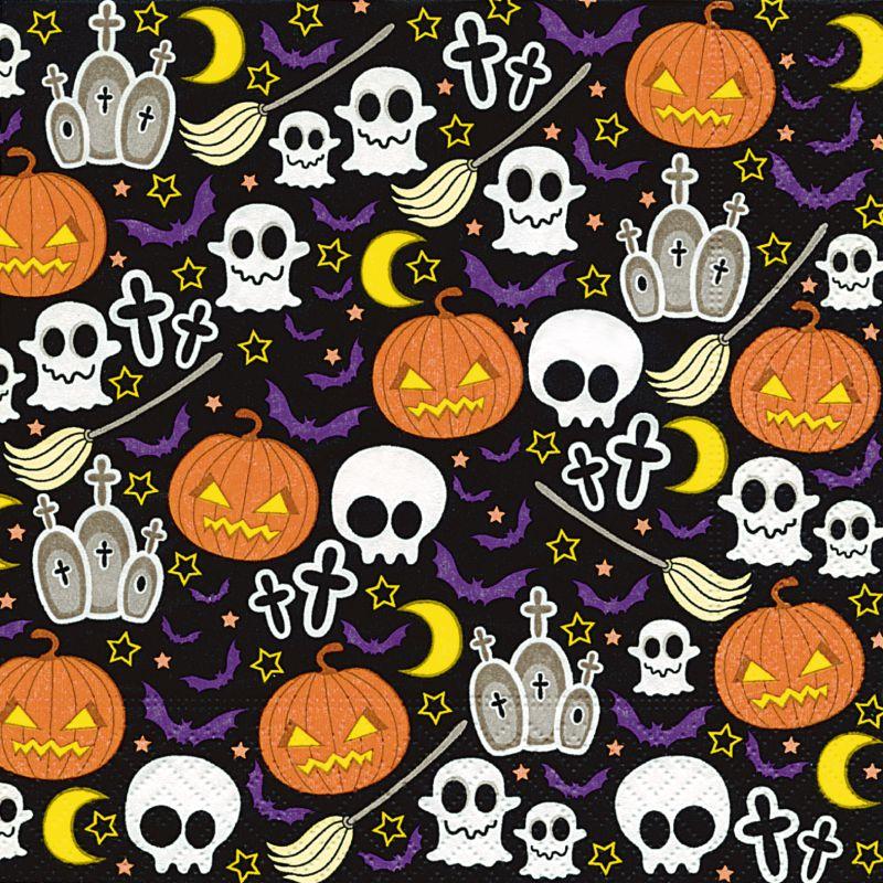 Paper + Design, Servietten, Servietten Halloween Mix (20 x, 33 x 33 cm)