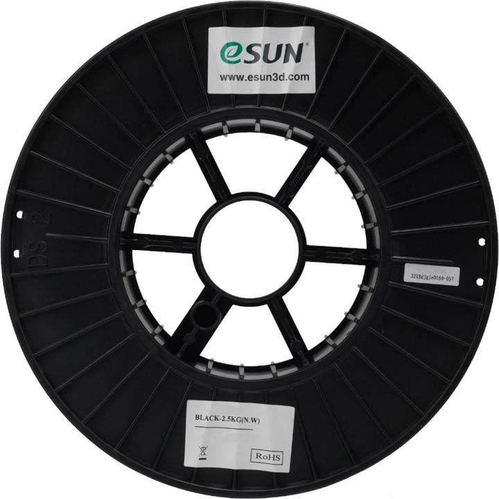Immagine prodotto eSUN ASA+ Schwarz Filament 1.75mm 2.5Kg (ASA, 1.75 mm, 2500 g, Nero)