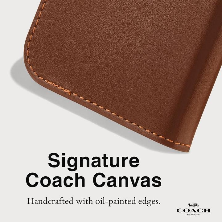 Actual product image Coach Leather Folio (Apple iPhone 16 Pro Max)