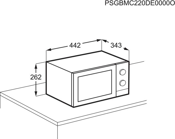 Actual product image Electrolux EMZ421MMK (21 l)