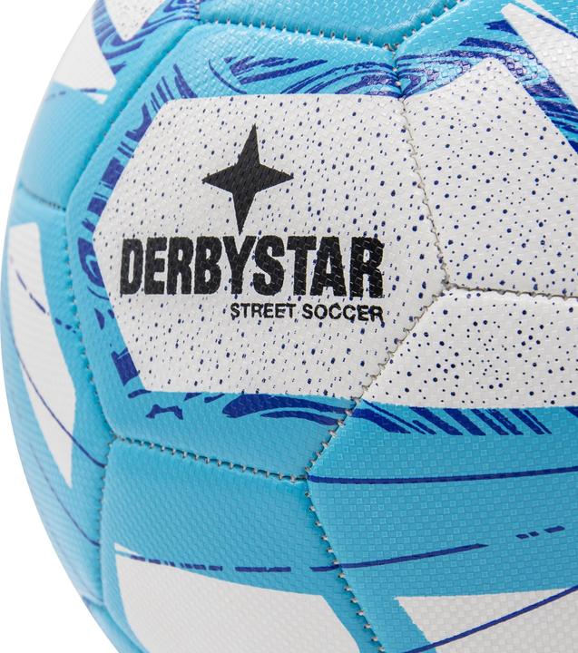 Productafbeelding Derbystar Straatvoetbal maat 5 wit/blauw (5)