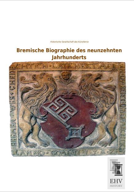 Produktbild Bremische Biographie des neunzehnten Jahrhunderts (2014)