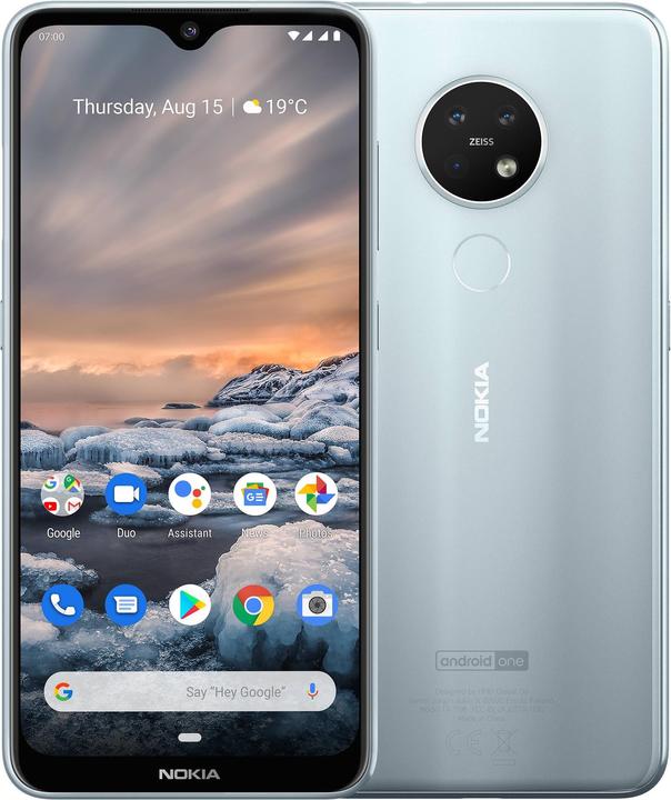 Immagine prodotto Nokia 7.2 (64 GB, Ghiaccio, 6.30", Doppia SIM + SD, 48 Mpx, 4G)