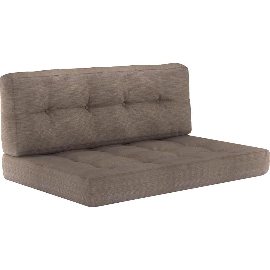 Vicco, Sitzkissen, Palettenkissen Set (120 x 40 x 20 cm, 120 x 80 x 15 cm)