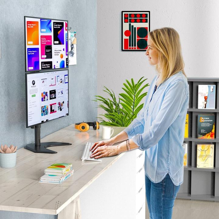 Produktbild Techly Schreibtischhalterung für LCD TV LED 13 27 Standfuss (Tisch, 27.01")