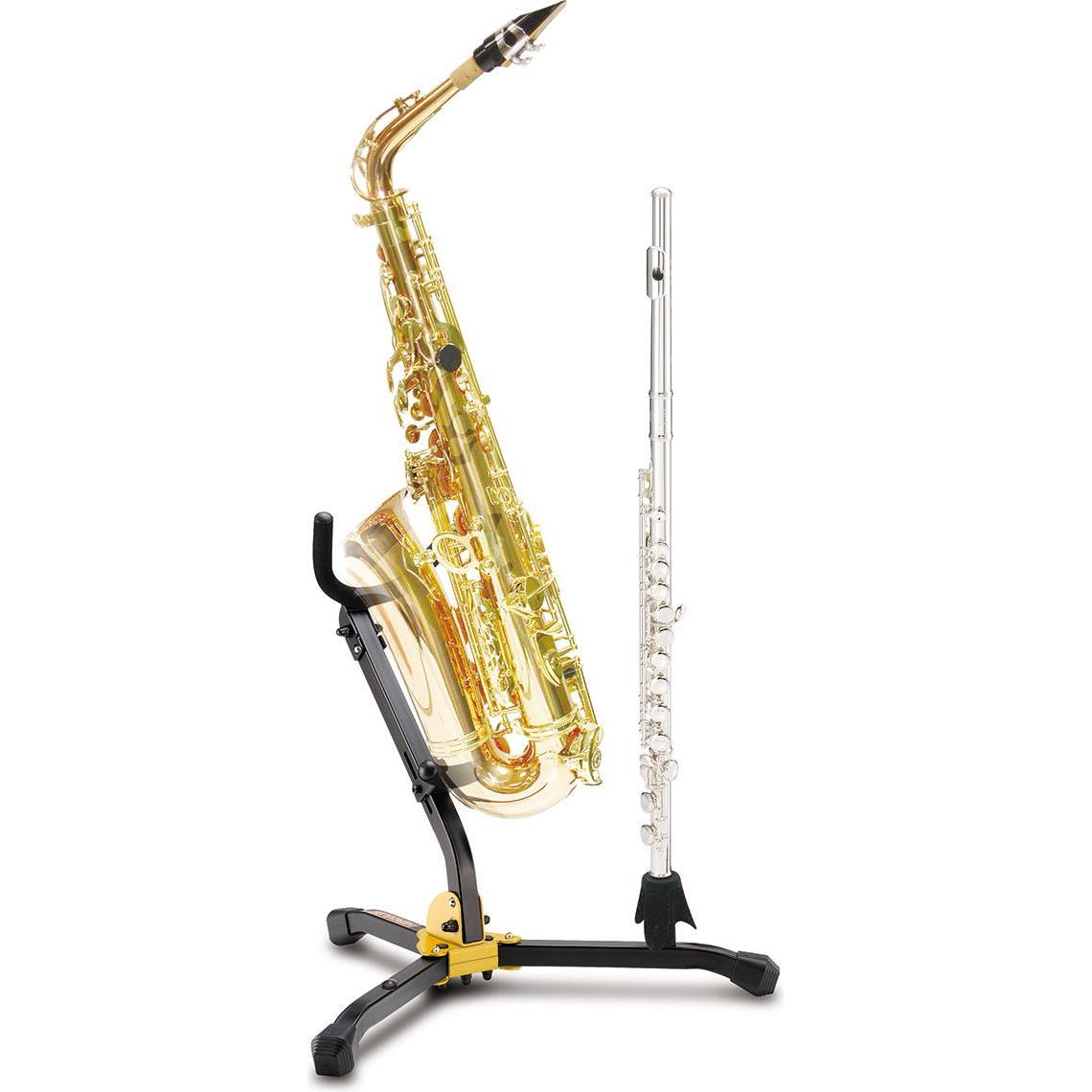 Thumbnail - Hercules Stands DS532BB (Altsaxophon, Klarinette), Instrumentenständer + Halter, Schwarz