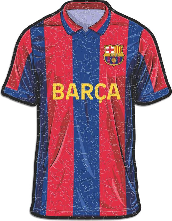Actual product image Iconic FC Barcelona - Jersey - Wooden Puzzle Size M (270 pieces) (270 pieces)