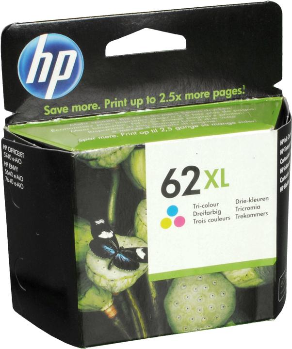 Actual product image HP 62xl (M, C, Y)