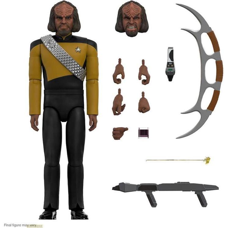 Thumbnail - Super7 Star Trek: The Next Generation - Ultimates Wave 2 - Worf 7 inch Action Figure