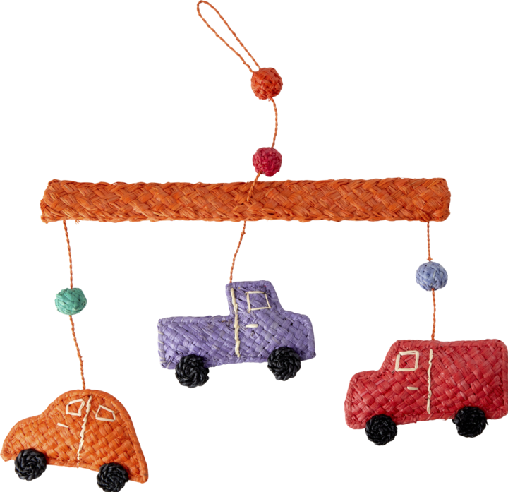 Immagine prodotto Rice - Raffia Mobile with Cars - (KIMOB-CAR)