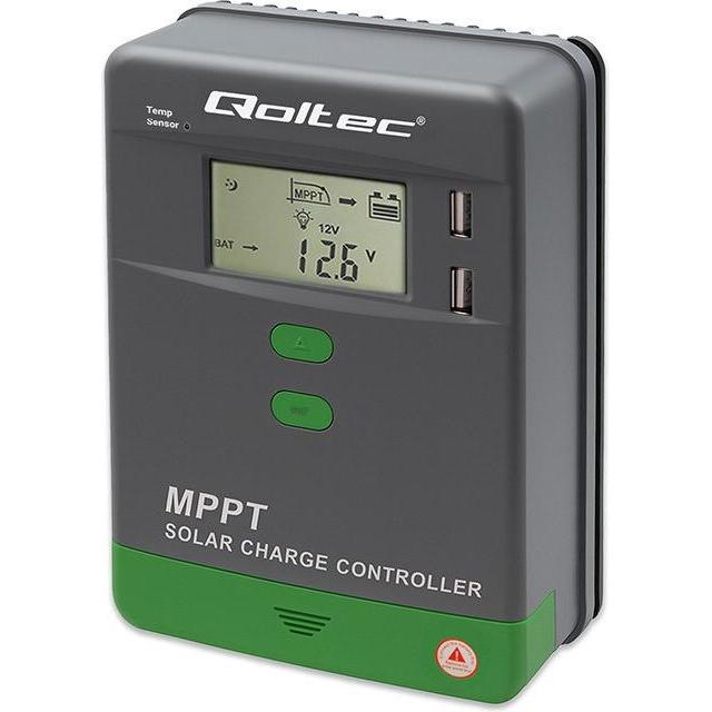 Qoltec, Controllore di carica, Solar-Laderegler MPPT mit Temperatursensor 40A