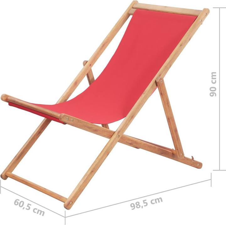Produktbild vidaXL Strandstuhl