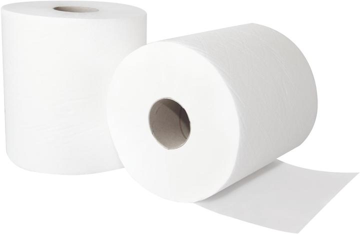 Produktbild Nordvlies Handtuchrolle 450 Abrisse 2-lg 34x20,5cm hochweiss VE6/Pr.p.Ro (Pack mit 6 Ro) (6x)
