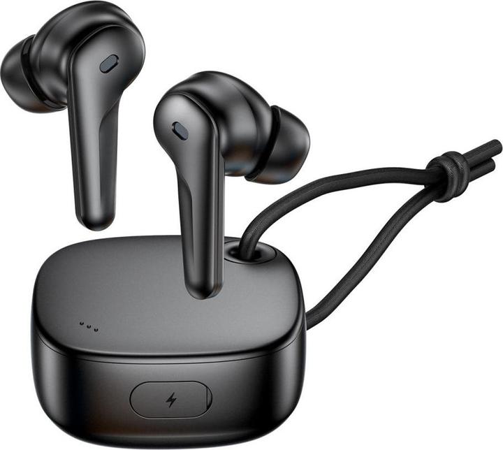 Actual product image Choetech BH-T17 wireless TWS ANC ENC IPX6 headphones - black (ANC, 8 h, Wireless)