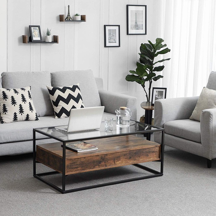 Image du produit Songmics table basse (60 x 106 x 45 cm)