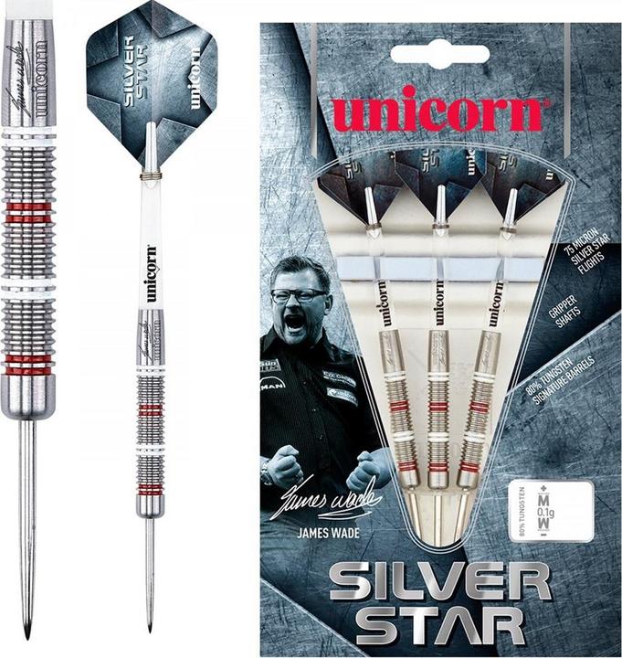 Produktbild Unicorn Silver Star James Wade Steel Darts (22 g)