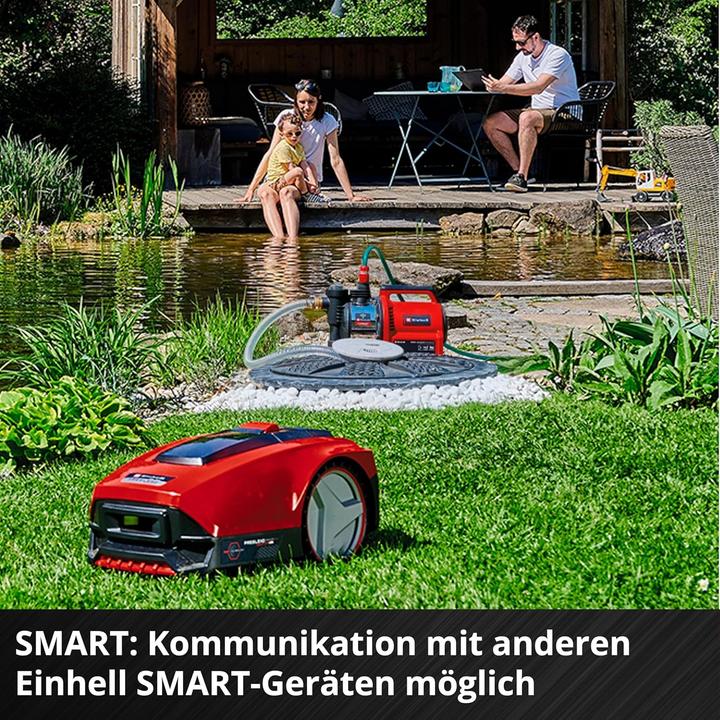 Produktbild Einhell Hauswasserautomat GE-AW 1144 SMART (rot/schwarz, 1.100 Watt, App-Steuerung) (Hauswasserpumpe)