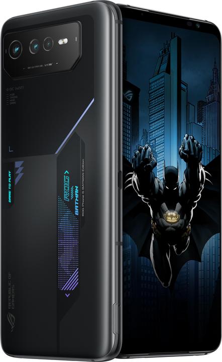 Actual product image ASUS ROG Phone 6 Batman Edition (256 GB, Black, 6.78", Dual SIM, 5G)