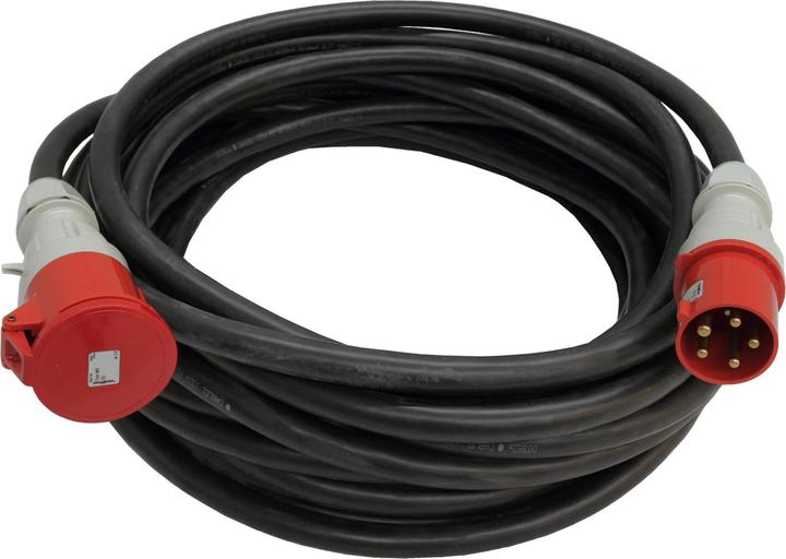 Productafbeelding Walther Werke WAL 39600516500 CEE kabelstekkerverbinding 63A 5P 400V 6u IP44.50m lang Type (50 m, CEE)