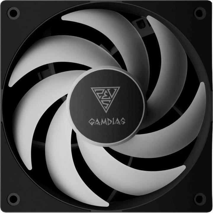 Immagine prodotto Gamdias NOTUS M1-1203 ARGB 3-pack| Ventola per case - Ventola per case - 1.600 rpm (120 mm, 3x)