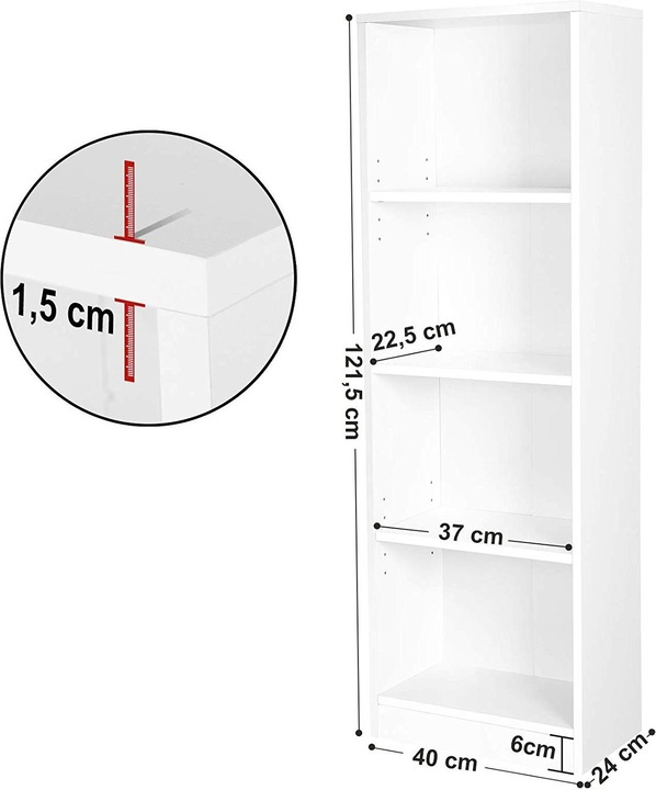 Produktbild Vasagle Bill (121 x 40 x 24 cm)